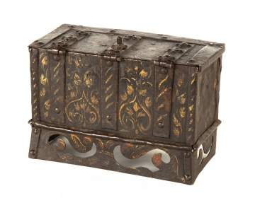 17th/18th Century Wrought Iron Box