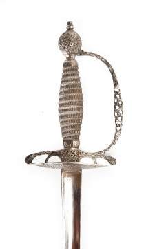 18th Century Silver Hilted Sword