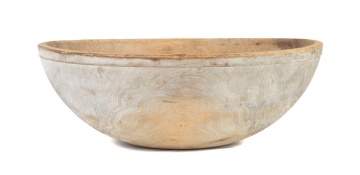 Large American Turned Maple Bowl