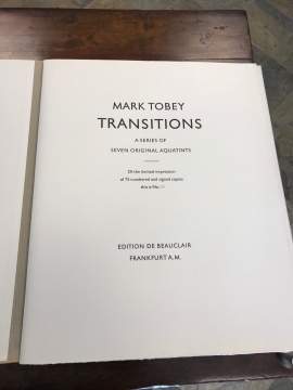 Mark Tobey (American, 1890-1976) Transitions Portfolio of Seven Aquatints