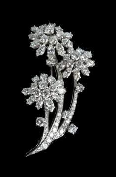 Tiffany & Co. Platinum and Diamond Brooch