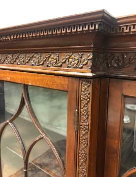 18th Century English Mahogany Breakfront