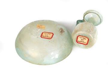  Roman Glass Bowl and Ewer