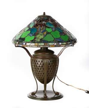 Tiffany Studios, New York, "Geranium" Table Lamp