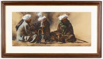 William Matthews (American, b. 1949) Middle Eastern Scene