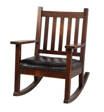 Roycroft Oak Rocking Chair