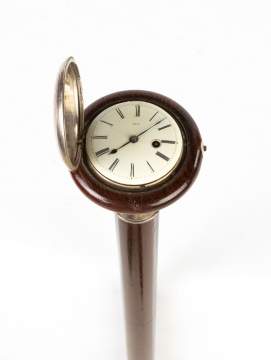 English Walking Stick with Pocket Watch