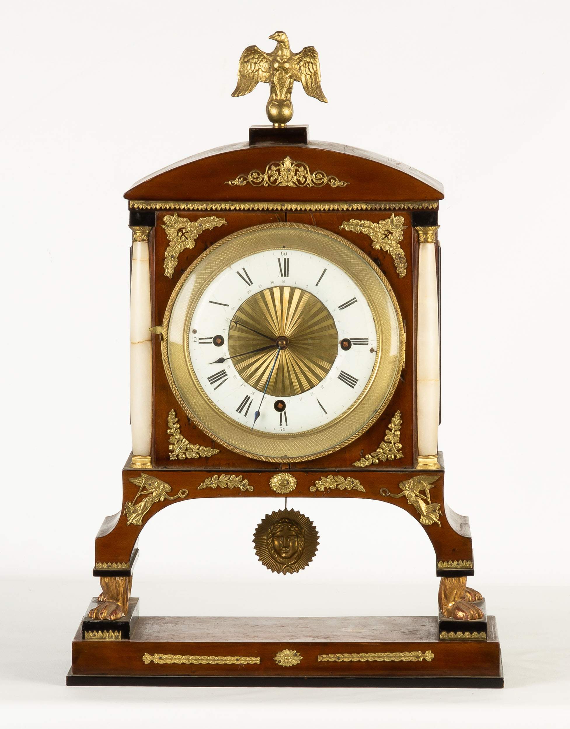 Rare Austrian Mantel Clock Cottone Auctions