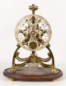 Rare Alex Watkins Balance Wheel Skeleton Clock