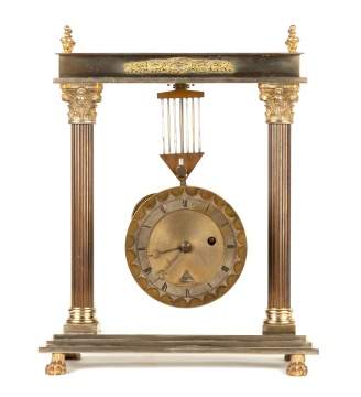Rare Dent Swinger Table Clock