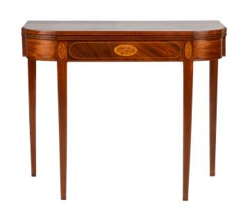 Inlaid Mahagony Baltimore Card Table