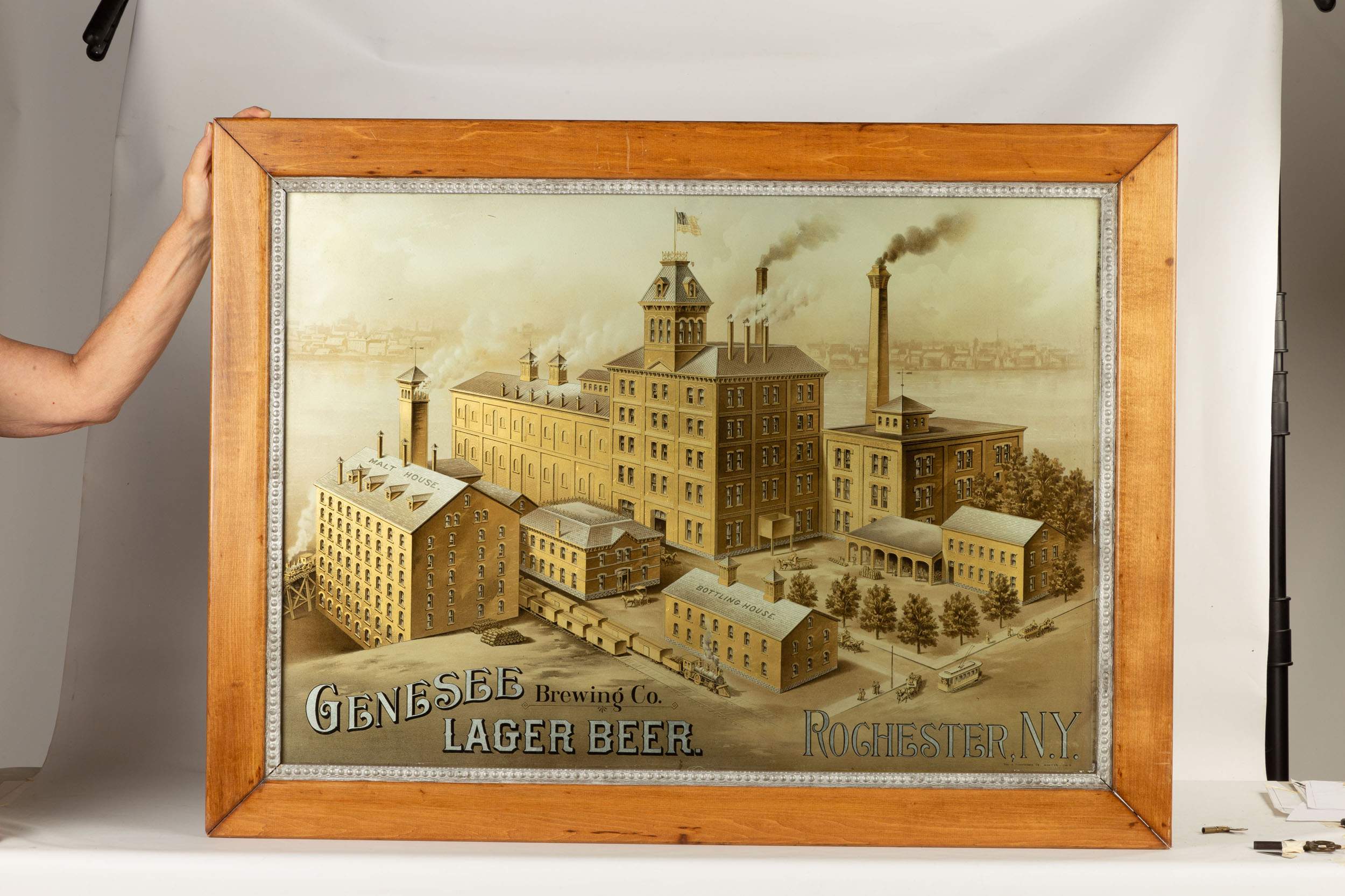 Genesee Brewery Company Advertising Sign Cottone Auctions