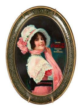 Betty Coca Cola Advertising Tip Tray