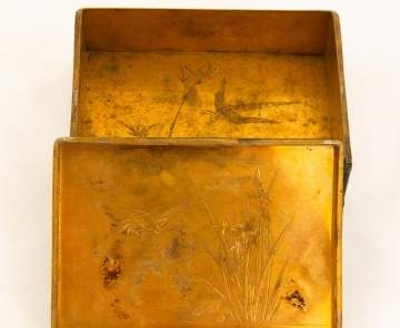 Japanese Mixed Metal Covered Box