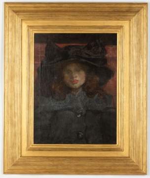 James Jebusa Shannon (English/American, 1862 - 1923)  Portrait of a Girl