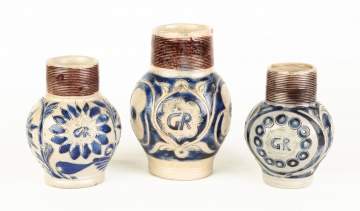 Three Early German Incised Pitchers