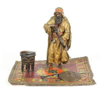 Austrian Cold Patinaed Bronze Warrior