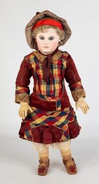 E. Jumeau #9 Bisque Doll