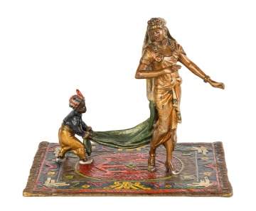 Austrian Cold Patinaed Bronze Princess