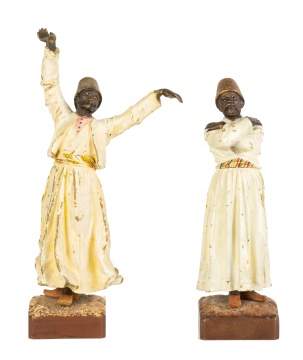 Two Austrian Cold Patinaed Bronze Figures