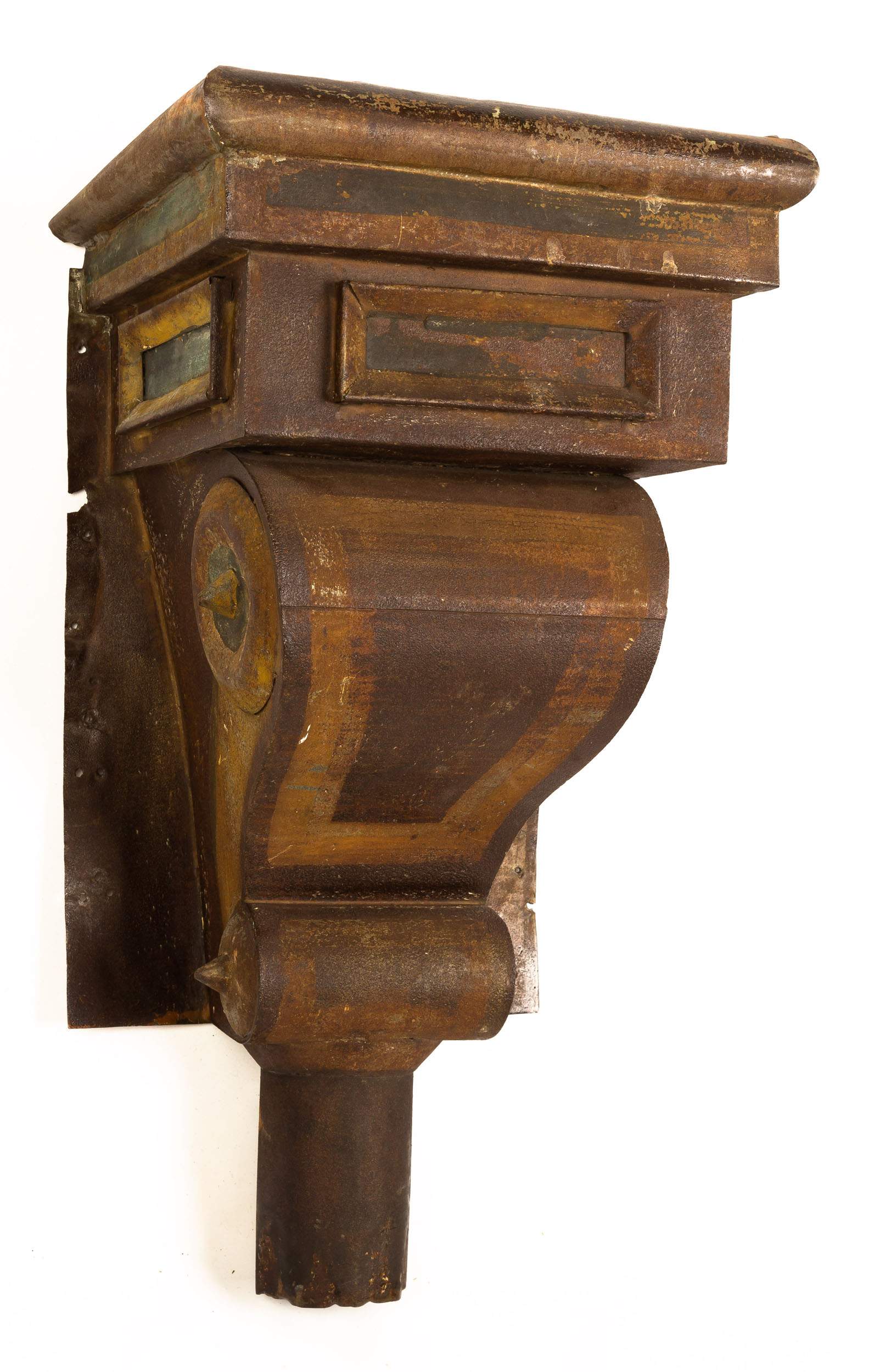 Architectural Copper Downspout with Eagle Cottone Auctions