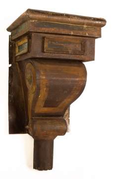 Architectural Copper Downspout with Eagle