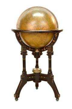 Baker, Pratt and Co. New York 18" Terrestrial Globe