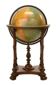 Kittenger and Co. 18" Terrestrial Globe