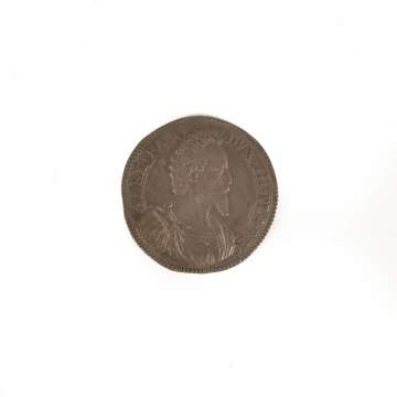 Piaccenza Alex. Farnese Silver Scudo, 1591