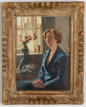 Cathal O'Toole (Irish, 1904 - 1991) Portrait of  Woman
