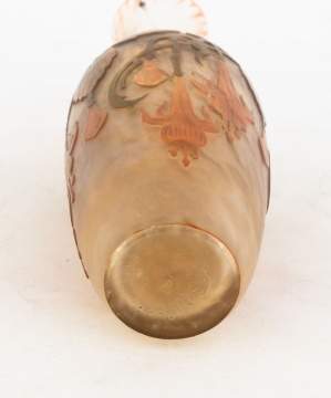 Cameo Vase with Bleeding Heart Flowers