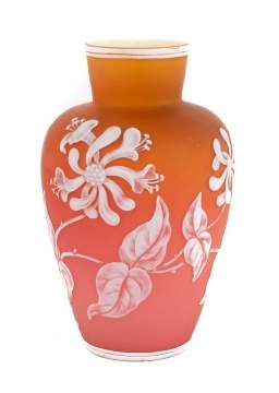 Attributed to Thomas Webb Cameo Vase