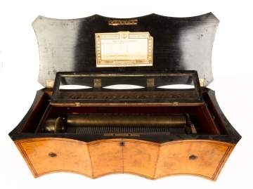 Eight Tune Swiss Cylinder Music Box