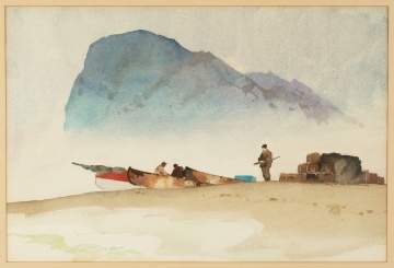 Roy Mason (American, 1886 - 1972) Watercolor 