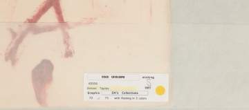 Antoni Tapies, (Spanish, 1923 – 2012)  "Visca Catalunya"