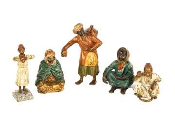 Five Austrian Cold Patinaed Bronzes