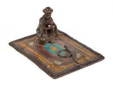 Austrian Cold Patinaed Snake Charmer