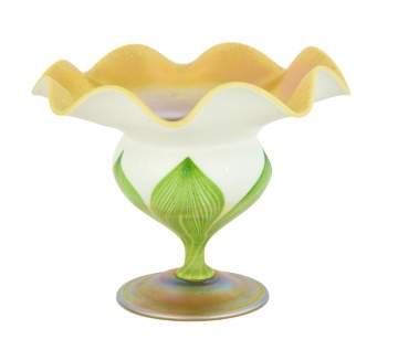 Tiffany Decorated Vase
