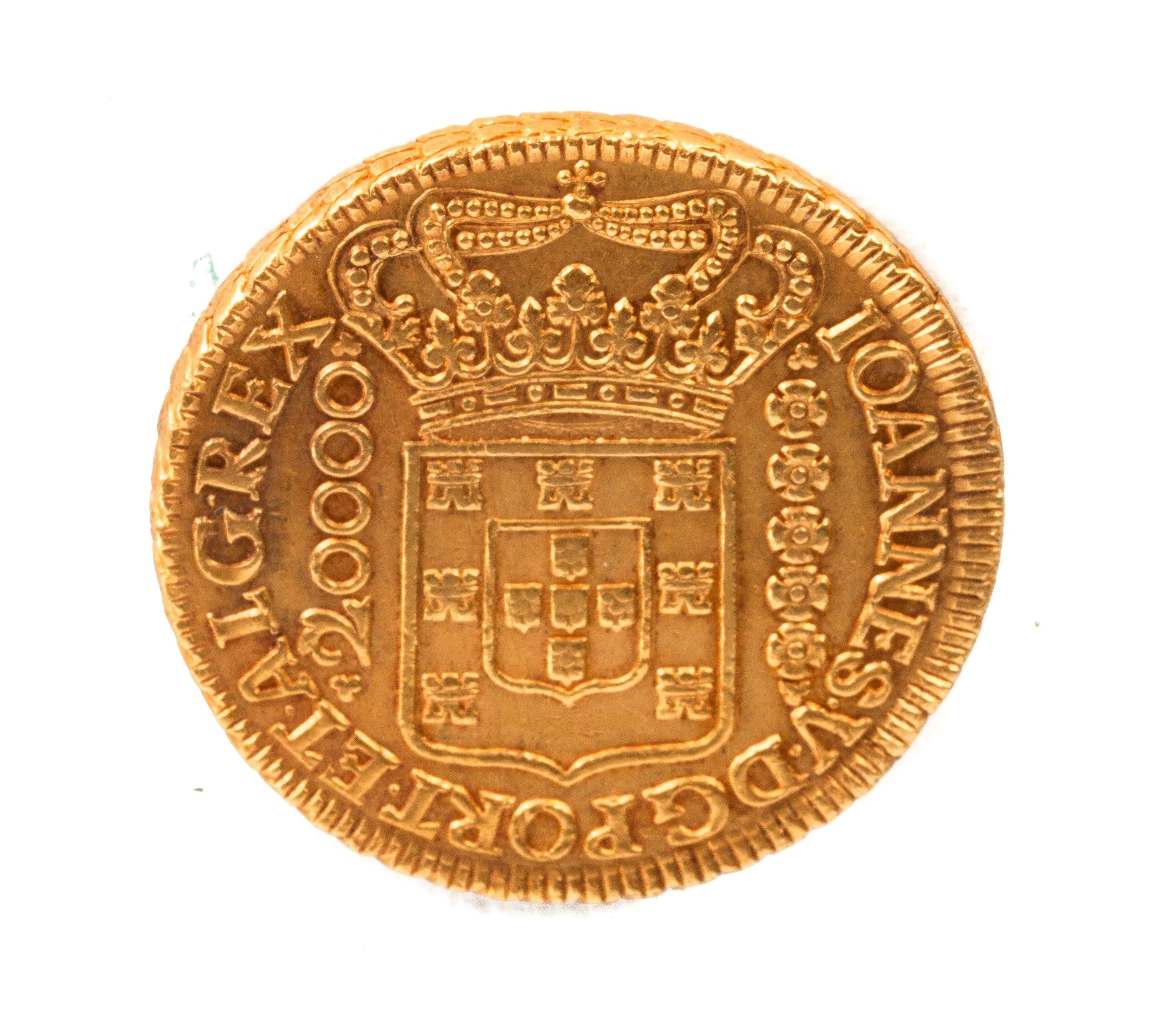 Brazilian Gold Coin, 1726 Cottone Auctions