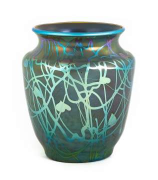 Rare Steuben Tryian Glass Vase