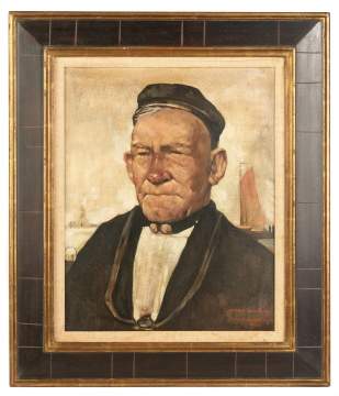 Willem Van Den Berg (Dutch, 1886 - 1970) "Jankes-Volendam"