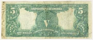 Early American $5 Silver Certificate