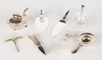 Georg Jensen Sterling Serving Pieces and Table  Articles