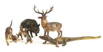 Five Bronze Animals