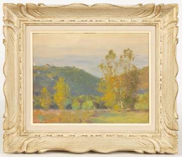 Edward Dufner (American, 1872-1957) "Golden  Autumn"