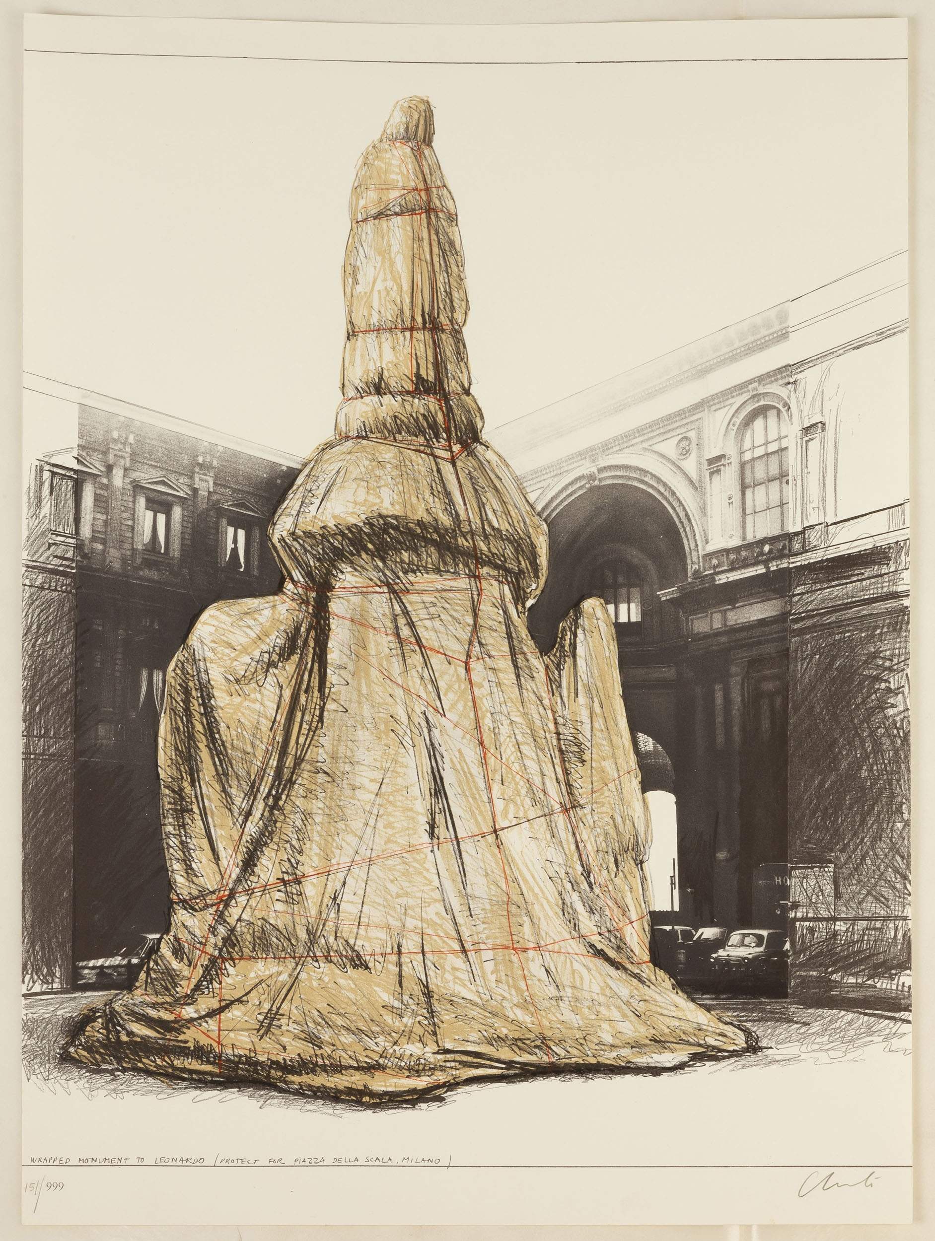 Christo (Javacheff) & Jeanne-Claude (B. 1935) Wrapped Monument to
