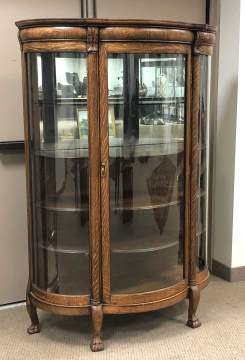 Quarter Sawn Oak China Cabinet