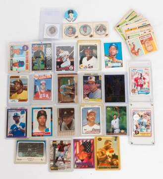 Group of Boxing, Baseball & NFL Trading Cards