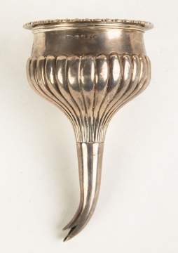 Early English Sterling Straining Funnel