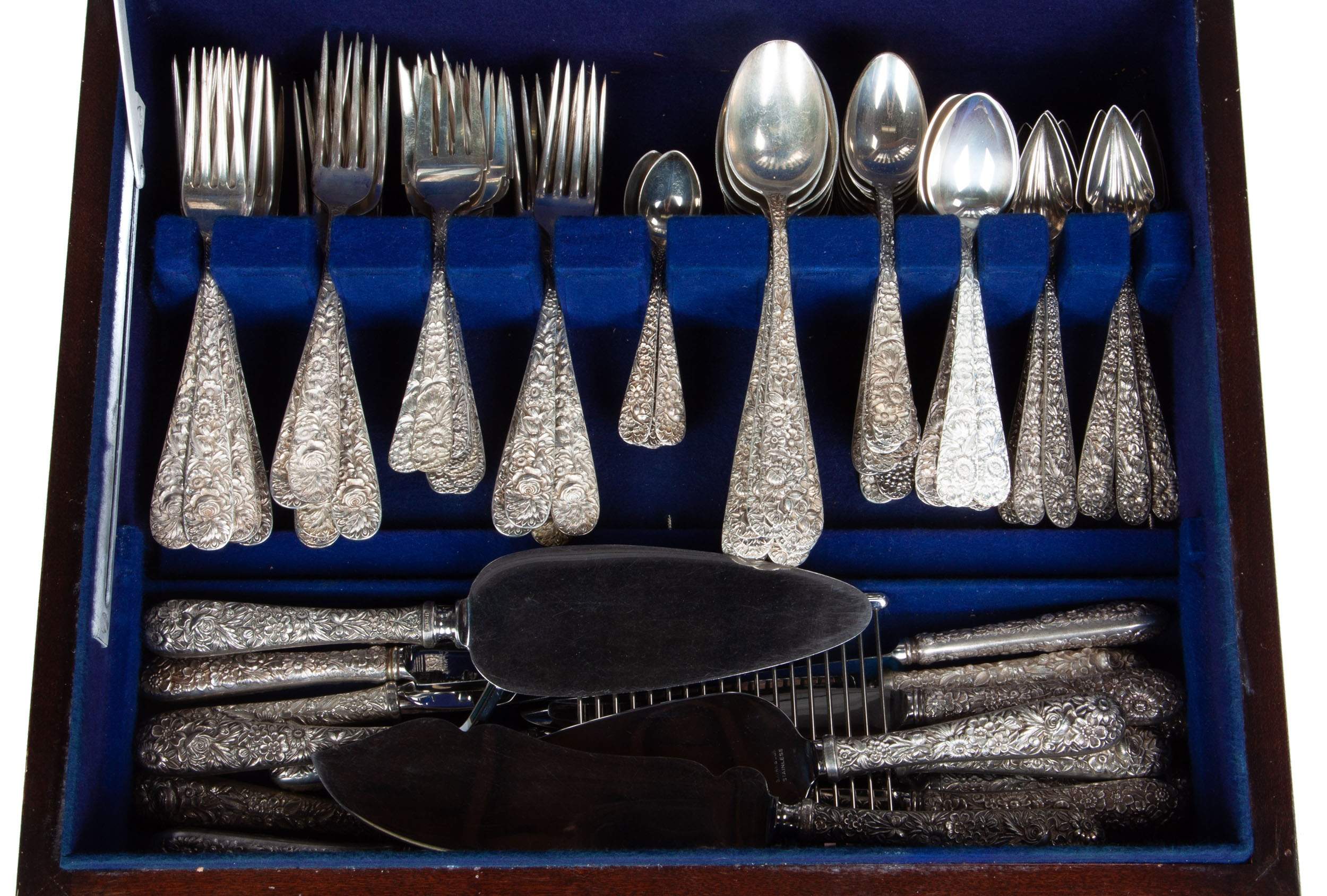 S. Kirk & Son Inc. "Repousse" Sterling Silver Flatware Cottone Auctions